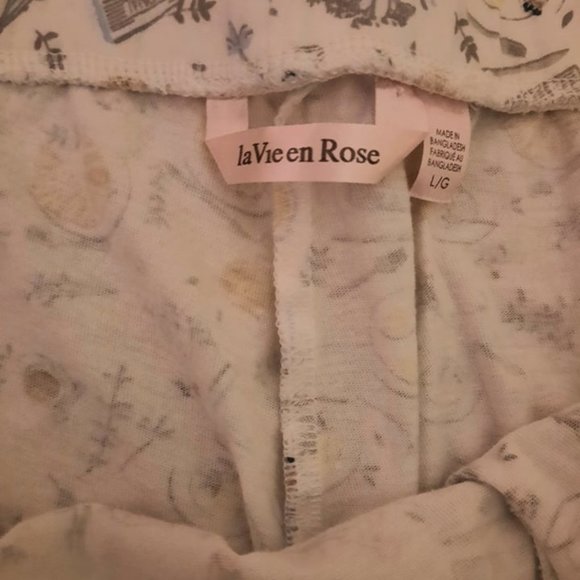 NWOT La Vie en Rose Brunch Pajama Pants - Picture 3 of 3